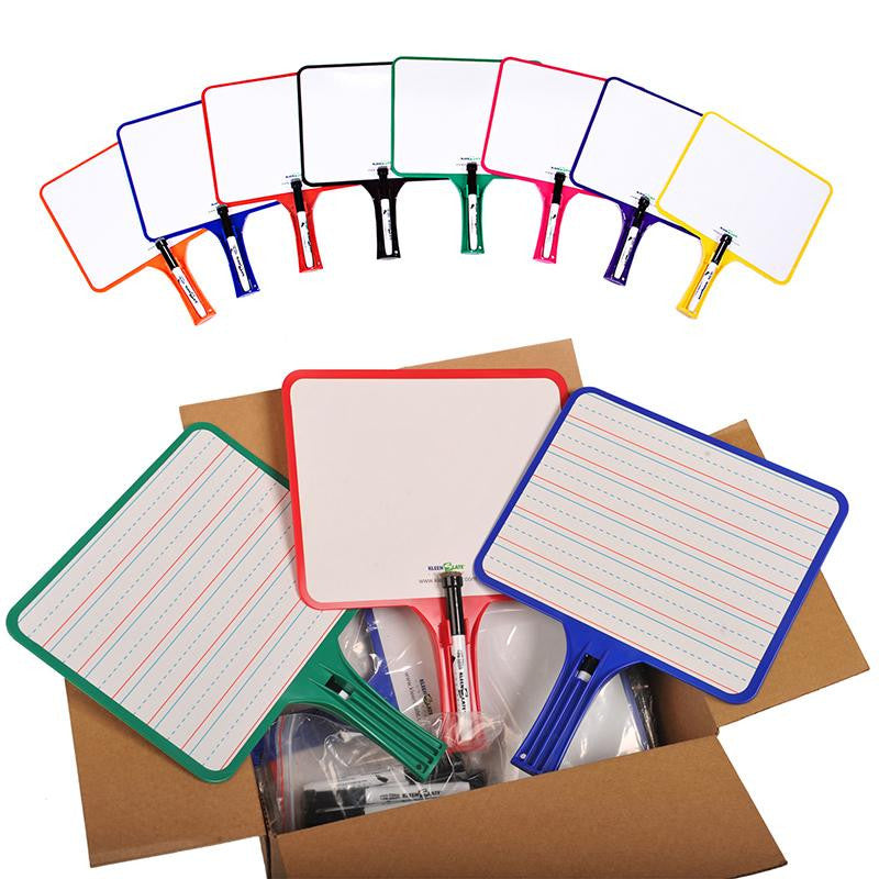 KLEENSLATE DRY ERASE PADDLES 24PK