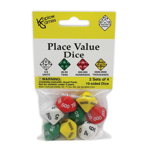 PLACE VALUE DICE