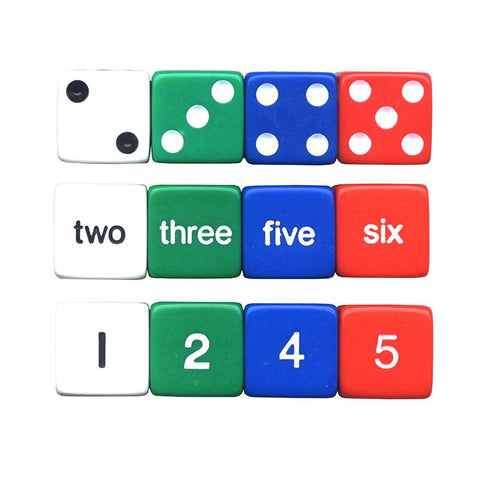 NUMBER DICE SET