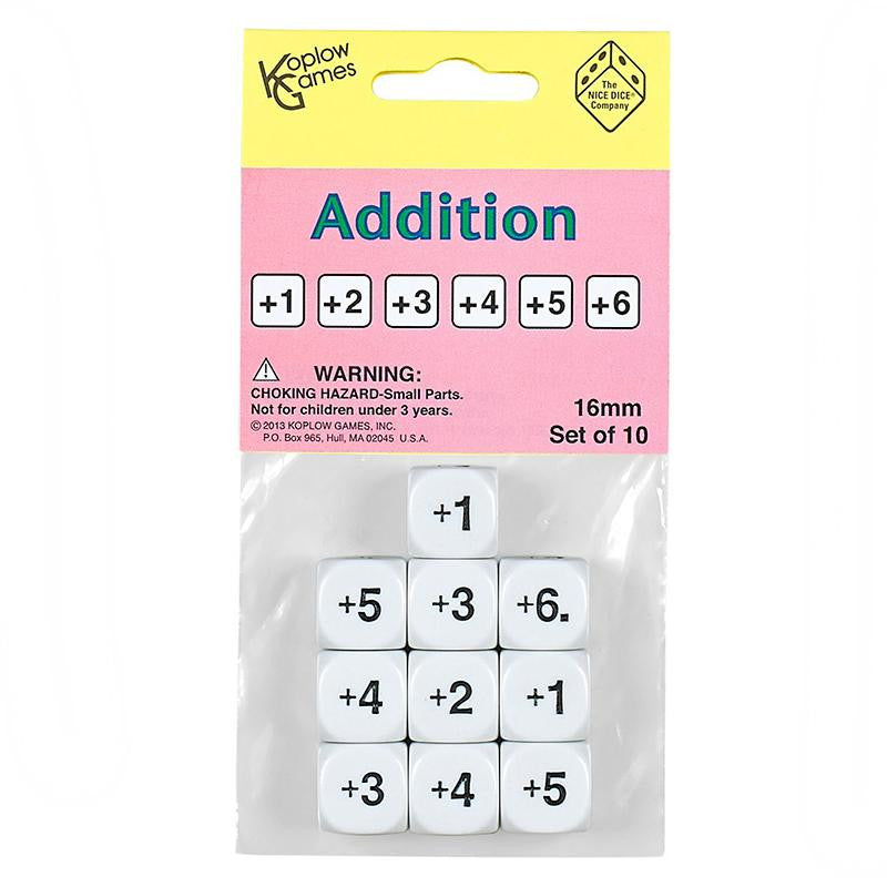 ADDITION DICE SET OF 10