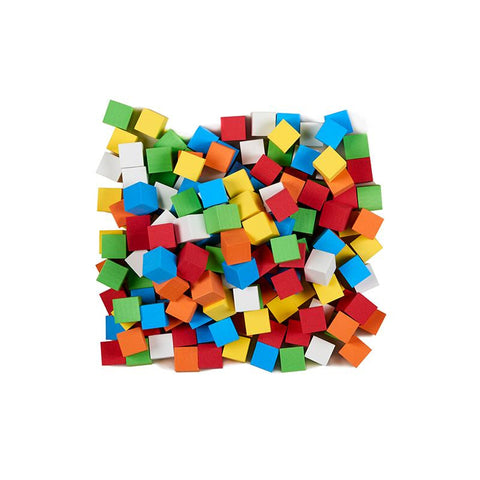 16MM BLANK COLOR FOAM DICE 200 CT