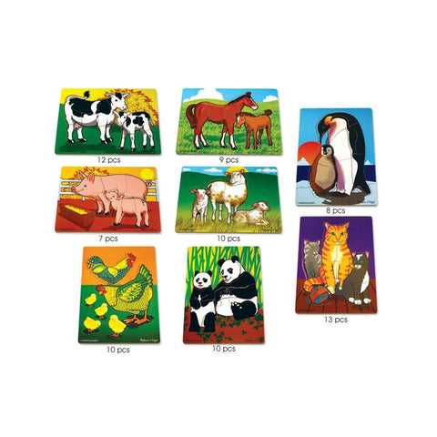 MOTHERS AND BABY ANIMALS PUZZLE SET