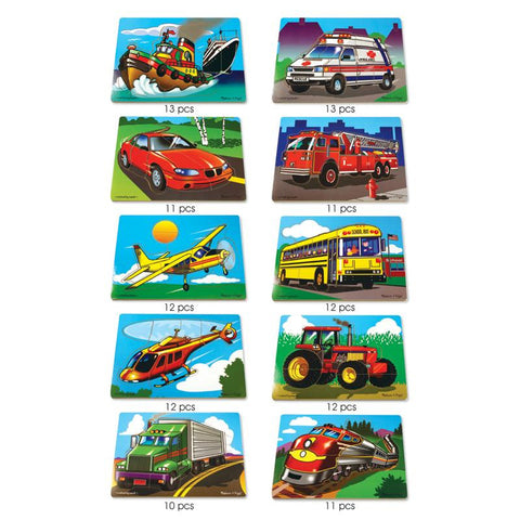 PUZZLE SET FAVORITE VEHICLES