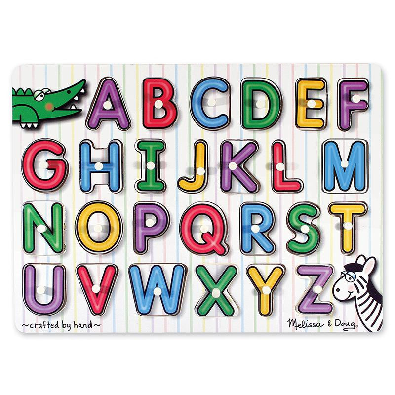 SEE-INSIDE ALPHABET PEG PUZZLE