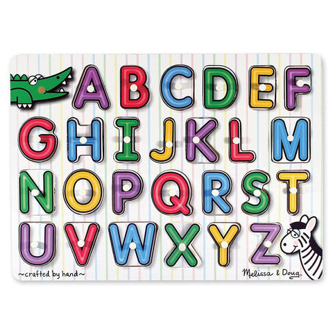 SEE-INSIDE ALPHABET PEG PUZZLE