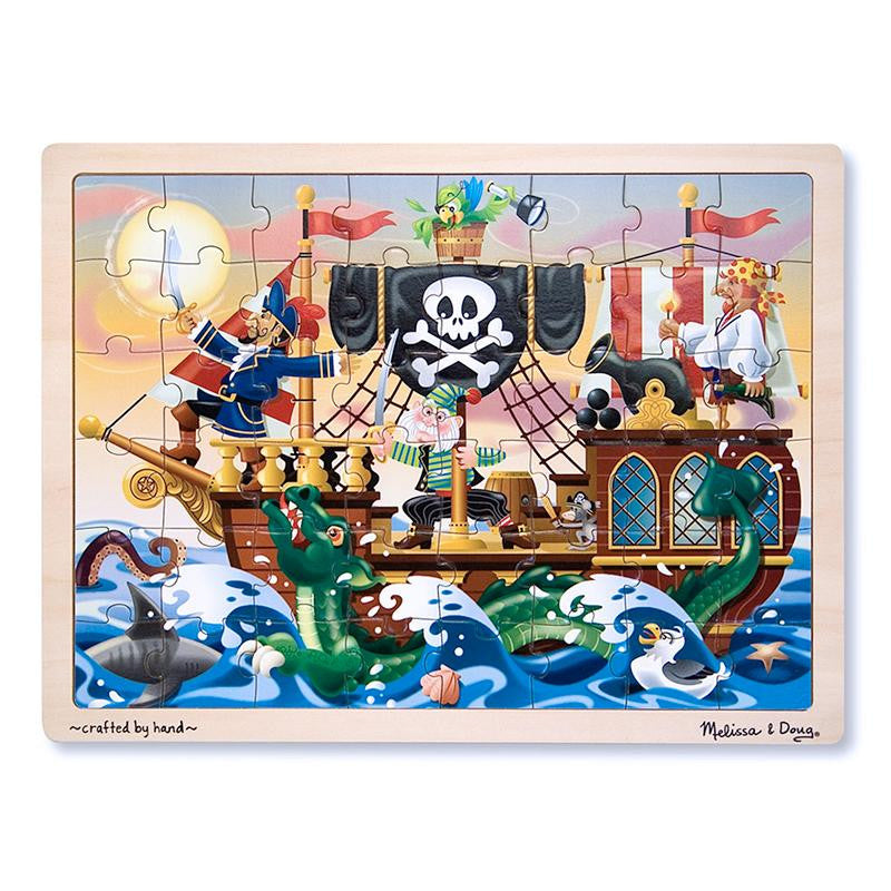 PIRATE 48-PC WOODEN JIGSAW PUZZLE