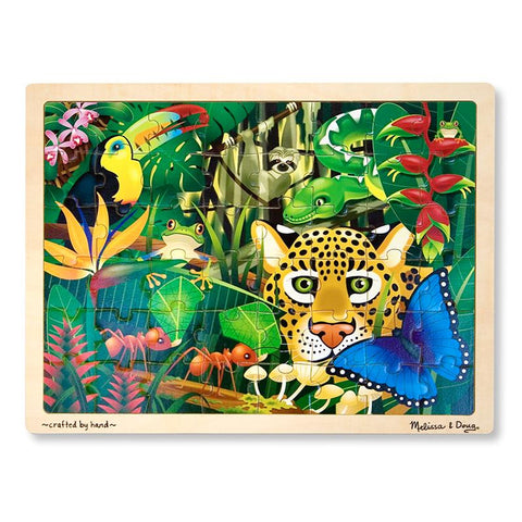 RAIN FOREST 48-PC WOODEN JIGSAW