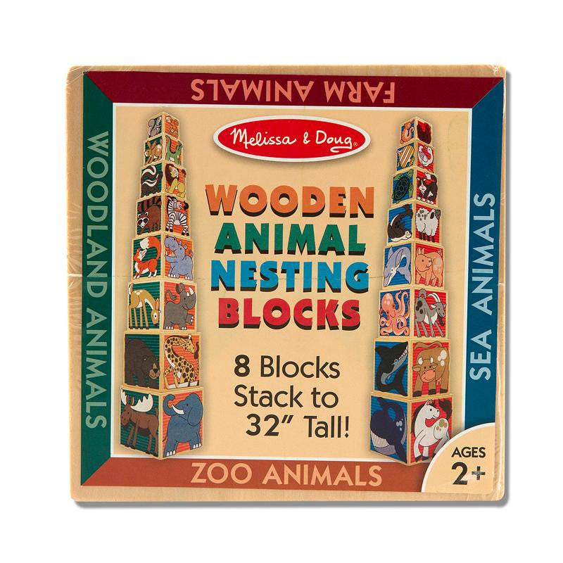 WOODEN ANIMAL NESTING BLOCKS