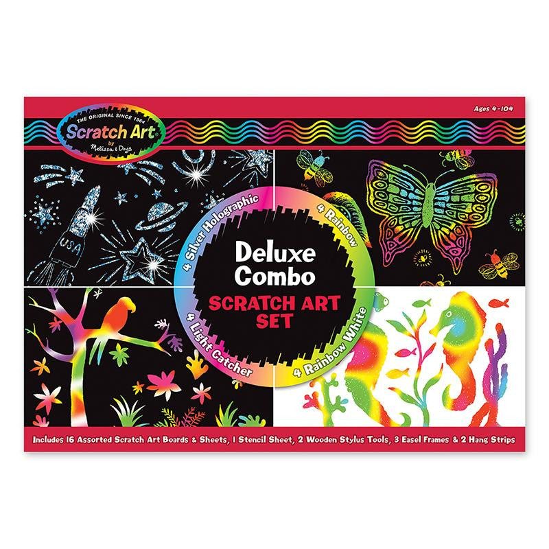 DELUXE COMBO SCRATCH ART SET