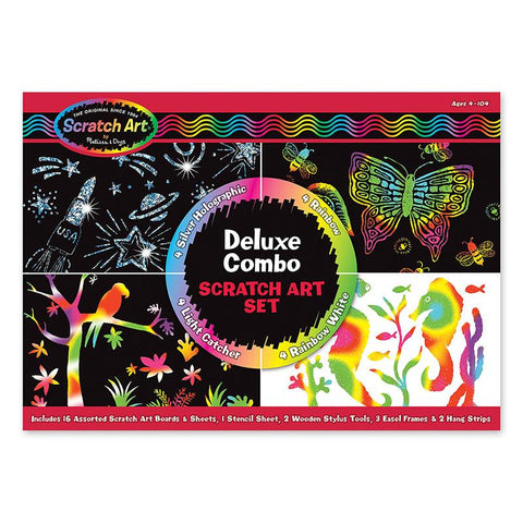 DELUXE COMBO SCRATCH ART SET