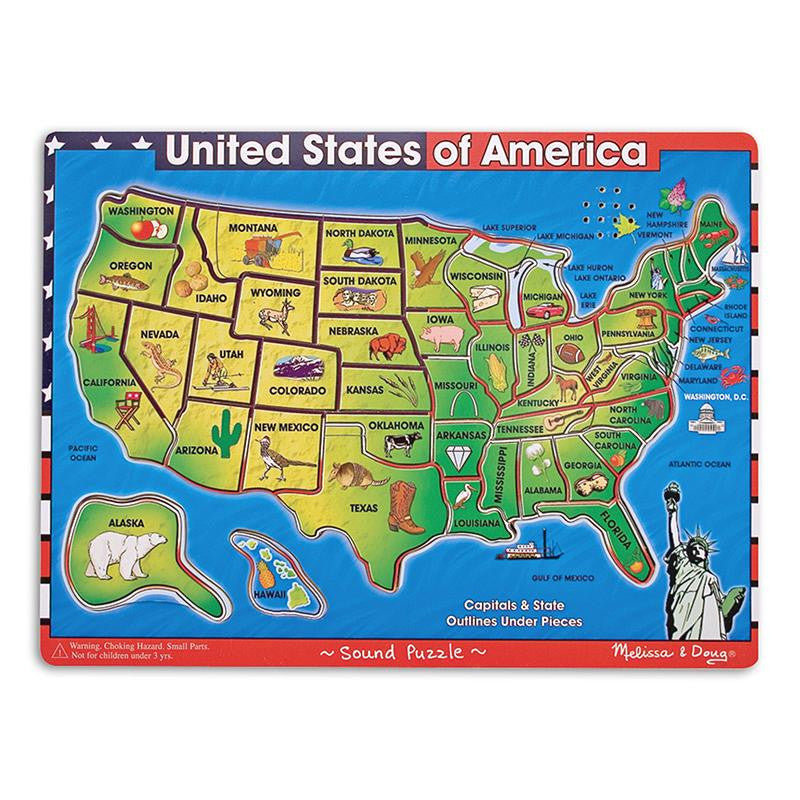 USA MAP SOUND PUZZLE