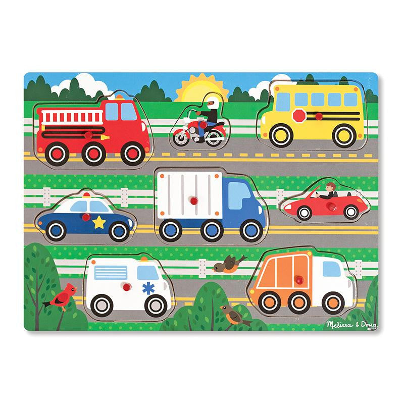 VEHICLES PEG PUZZLE