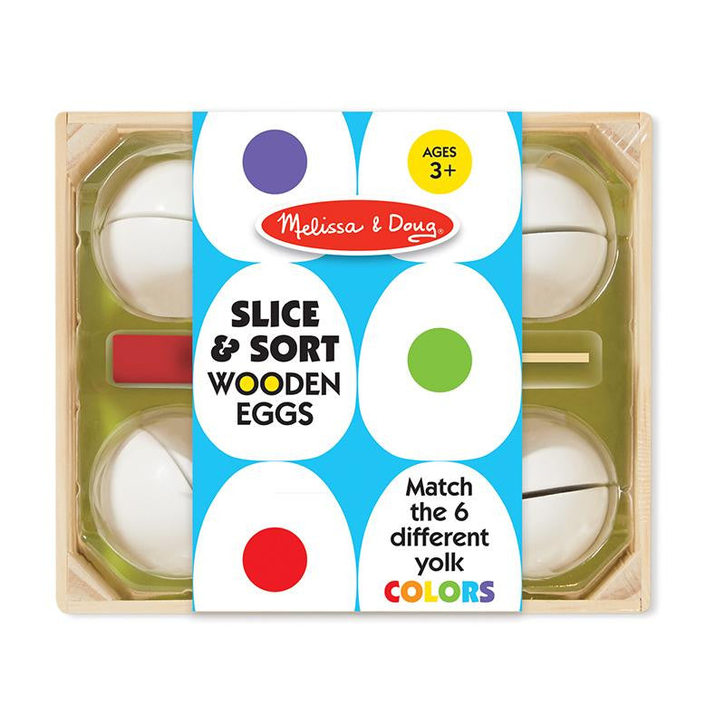 SLICE & SORT WOODEN EGGS