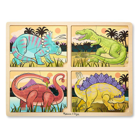 4 IN 1 DINOSAUR JIGSAW PUZZLE