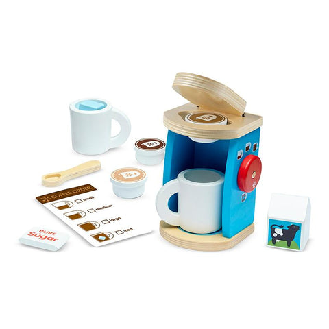 WOODEN BREW & SERVE COFFEE SET