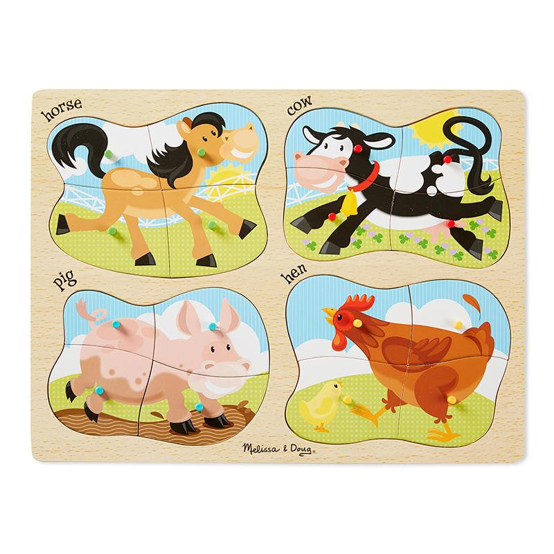 4 IN 1 FARM PEG PUZZLE