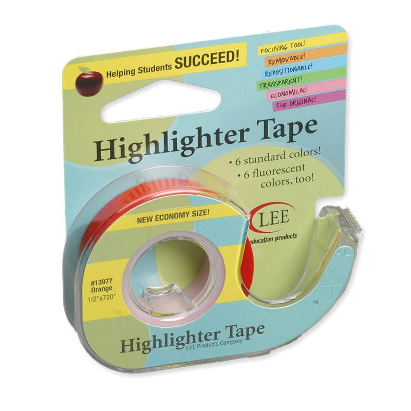 REMOVABLE HIGHLIGHTER TAPE ORANGE