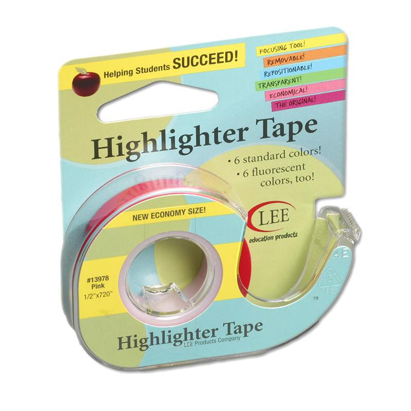 REMOVABLE HIGHLIGHTER TAPE PINK