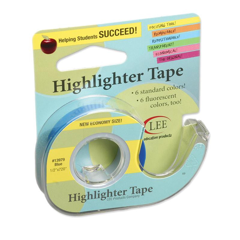 REMOVABLE HIGHLIGHTER TAPE BLUE