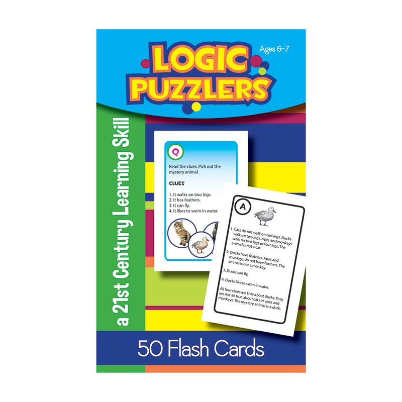 LOGIC PUZZLERS FLASH CARDS GR 1