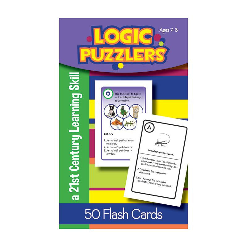 LOGIC PUZZLERS FLASH CARDS GR 2