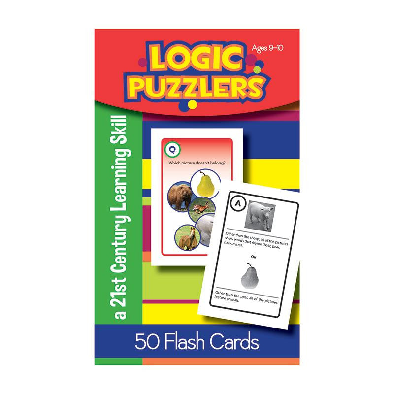 LOGIC PUZZLERS FLASH CARDS GR 4