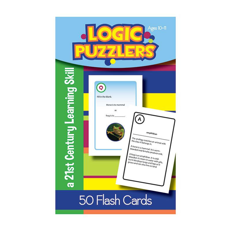 LOGIC PUZZLERS FLASH CARDS GR 5