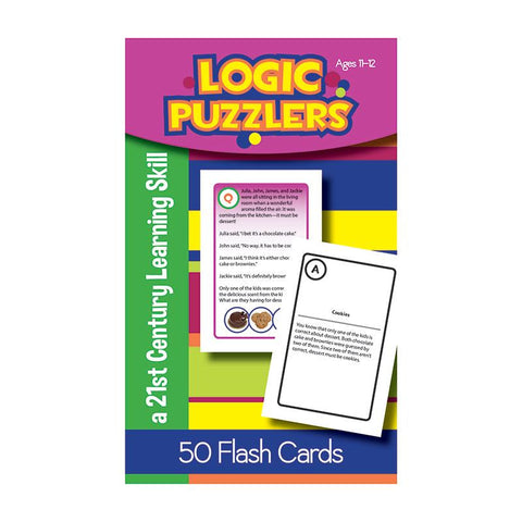 LOGIC PUZZLERS FLASH CARDS GR 6