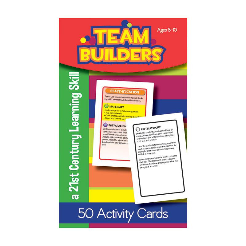 TEAM BUILDERS FLASH CARDS GR 3-4