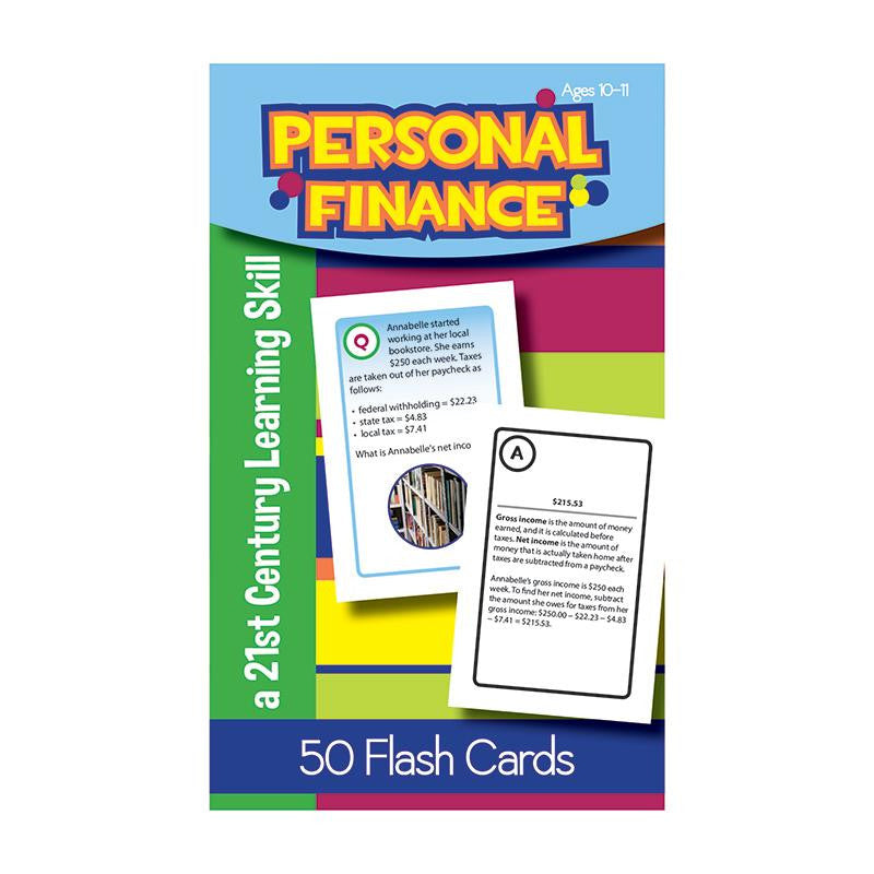 PERSONAL FINANCE FLASH CARDS GR 5