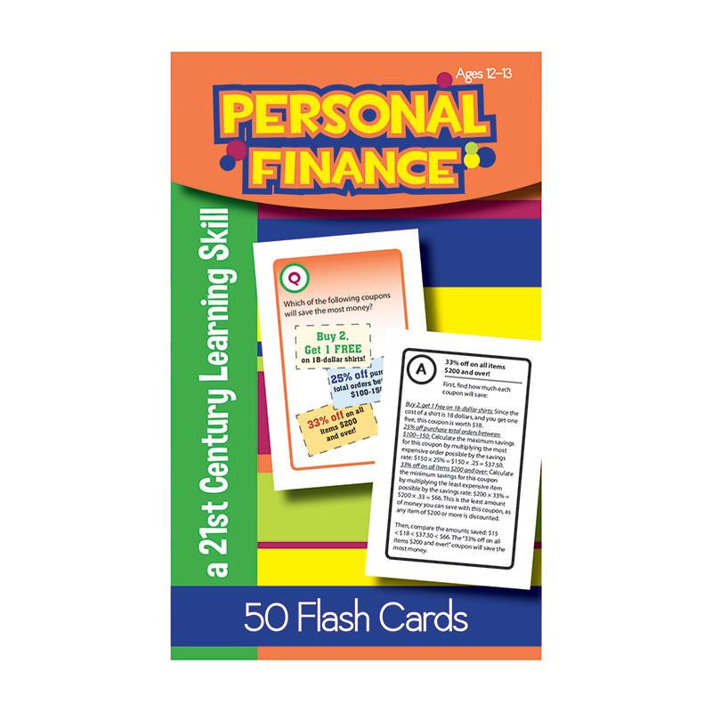 PERSONAL FINANCE FLASH CARDS GR 7