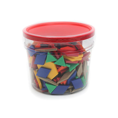 PATTERN BLOCKS PLASTIC .5CM 250-PK