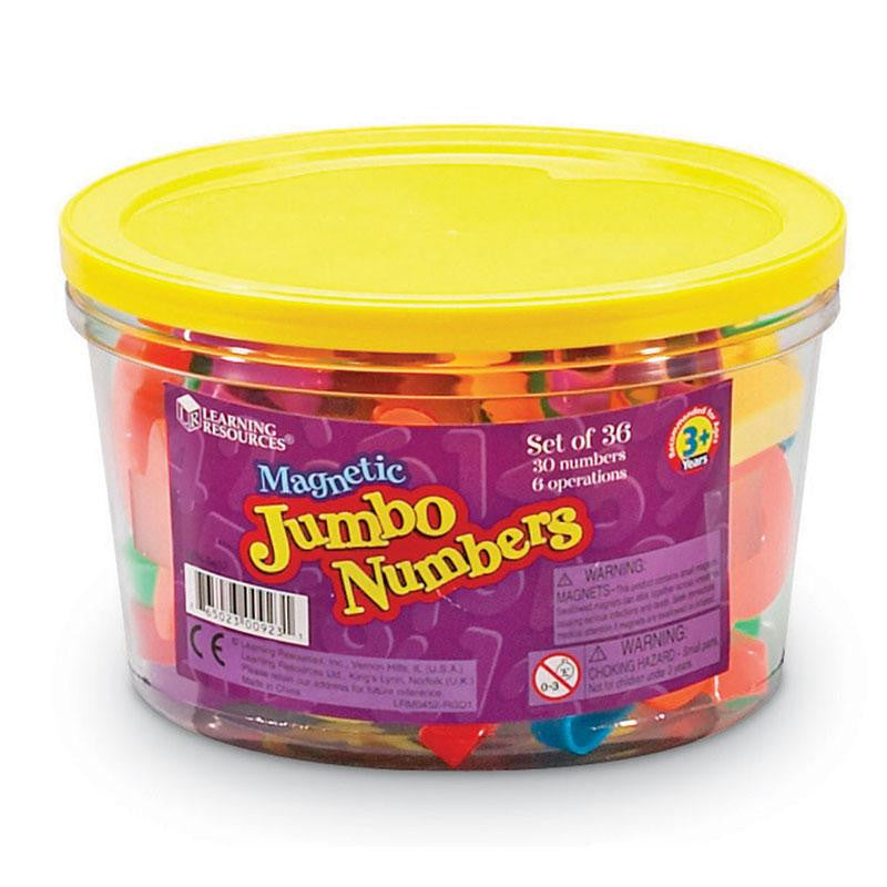 JUMBO MAGNETIC NUMBERS 36-PK