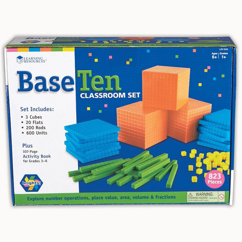 BASE TEN CLASS SET BRIGHTS