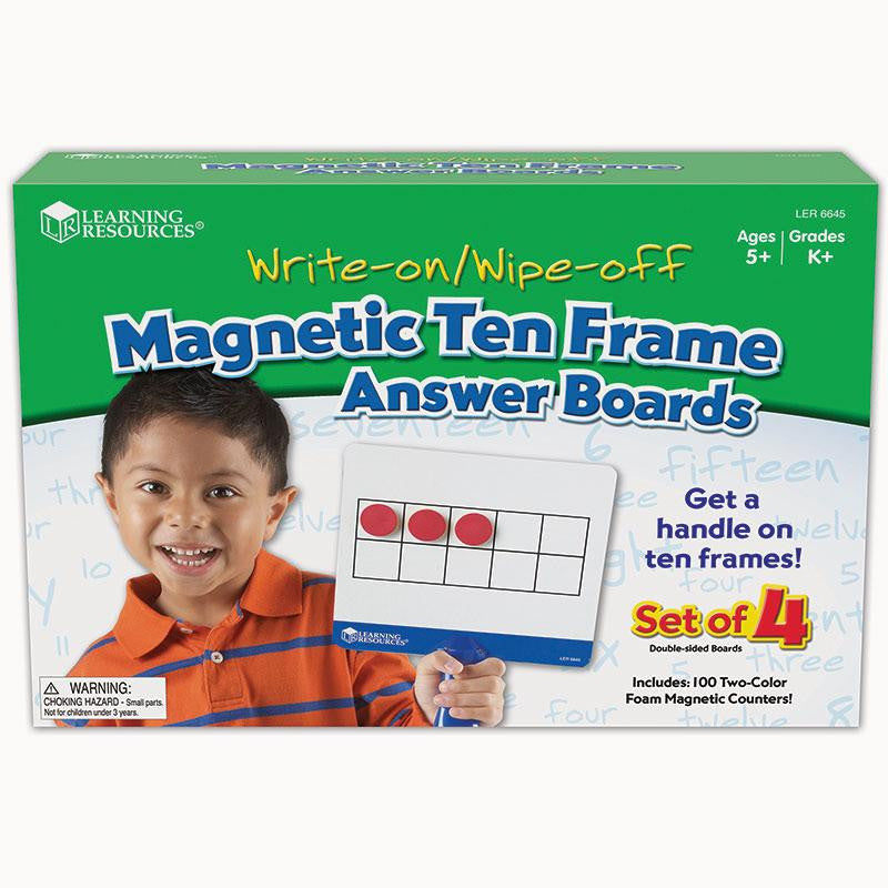 MAGNETIC TEN FRAME ANSWER BOARDS