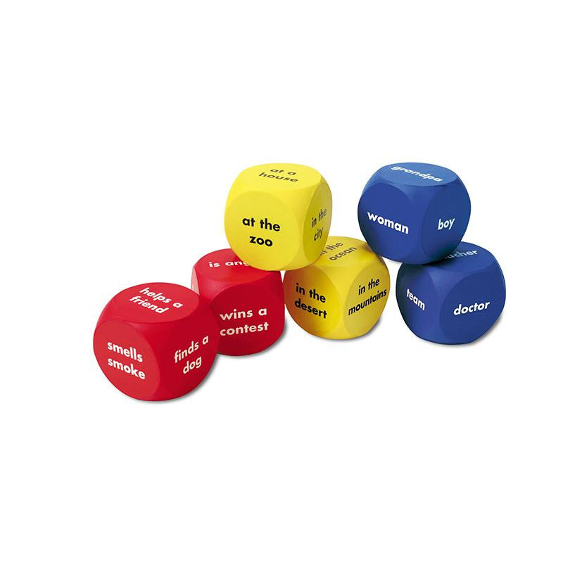 SOFT FOAM STORY STARTER WORD CUBES