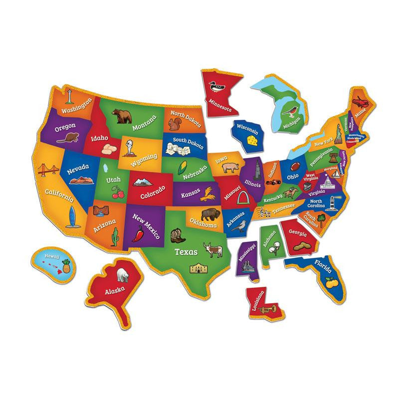 MAGNETIC US MAP PUZZLE