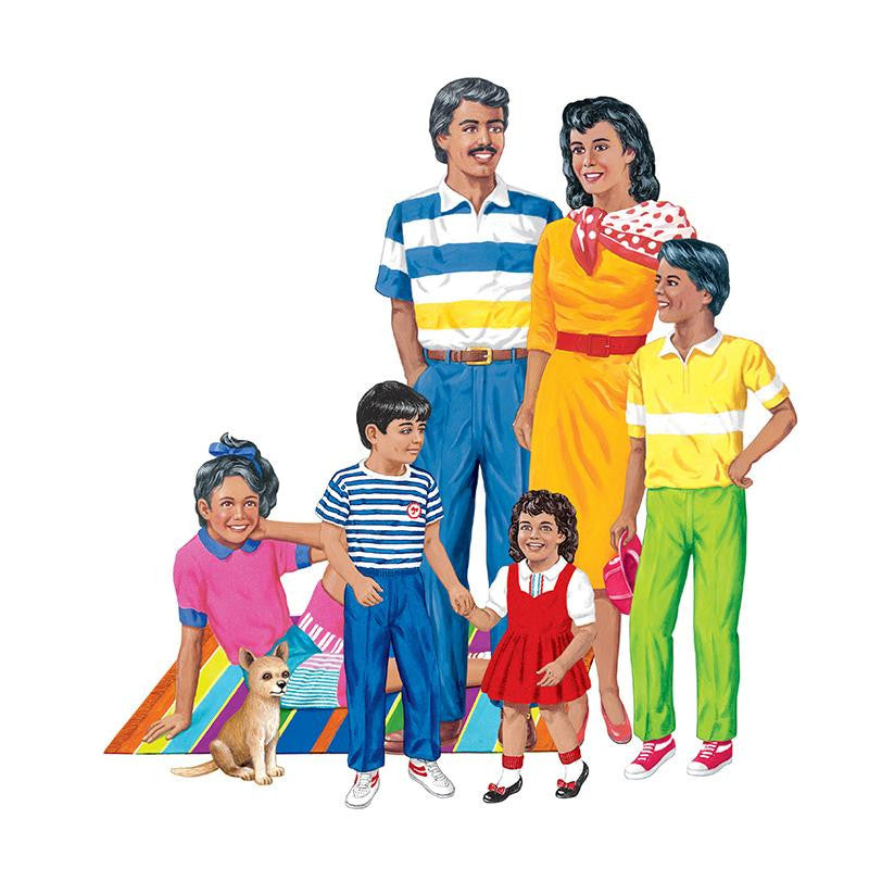 HISPANIC FAMILY FLANNELBOARD SET