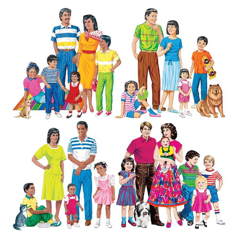 MULTICULTURAL FAMILIES 4-SET