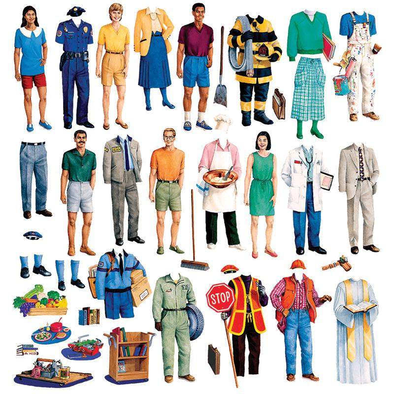 COMMUNITY HELPERS FLANNELBOARD SET