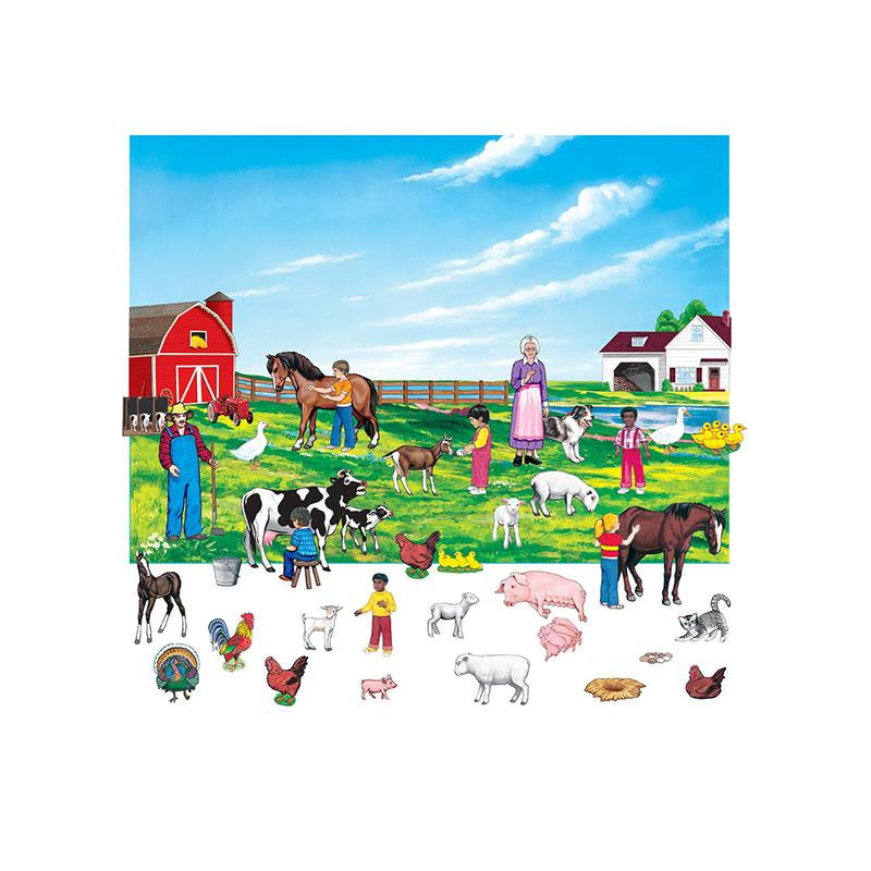 FARM SET 6IN FIGURES WITH UNMOUNTED