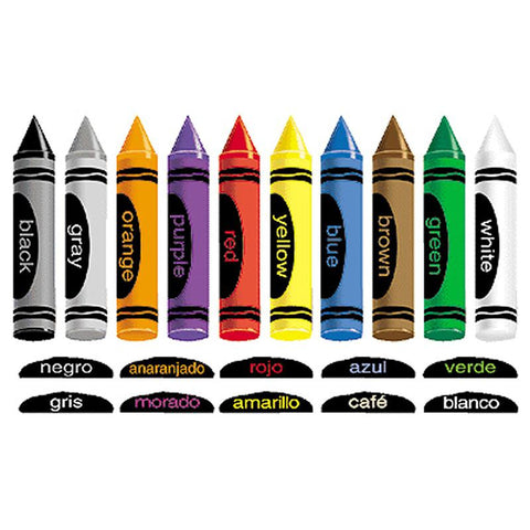 CRAYONS IN ENGLISH & SPANISH