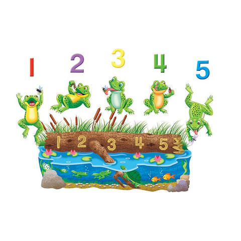 FIVE SPECKLED FROGS FLANNELBOARD