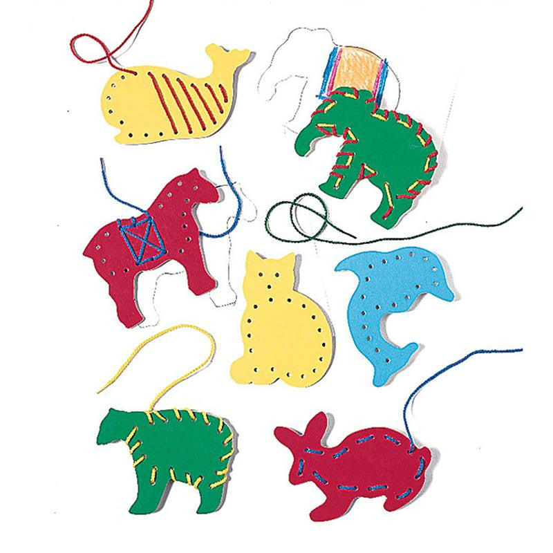 LAURI LACING & TRACING ANIMALS 7PK