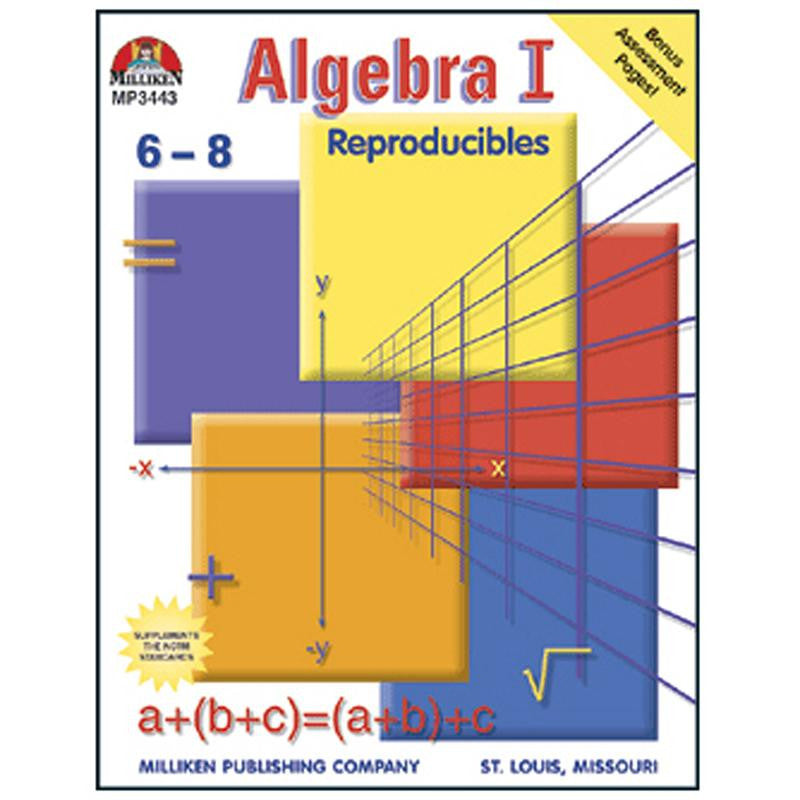 ALGEBRA I REPRODUCIBLE BOOK