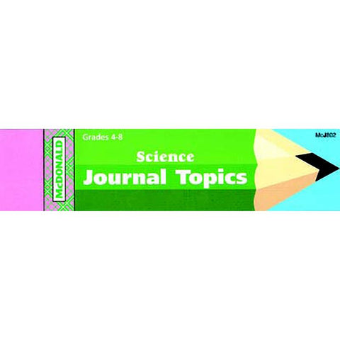 JOURNAL BOOKLET SCIENCE GR 4-8