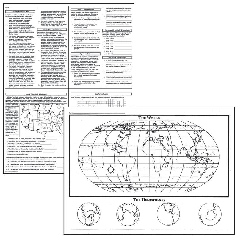 ACTIVITY POSTERS BASIC MAP SKILLS