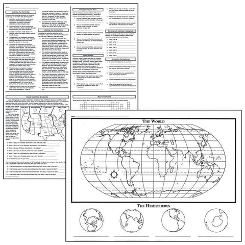 ACTIVITY POSTERS BASIC MAP SKILLS