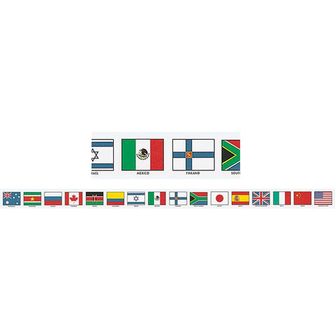 BORDER FLAGS OF NATIONS