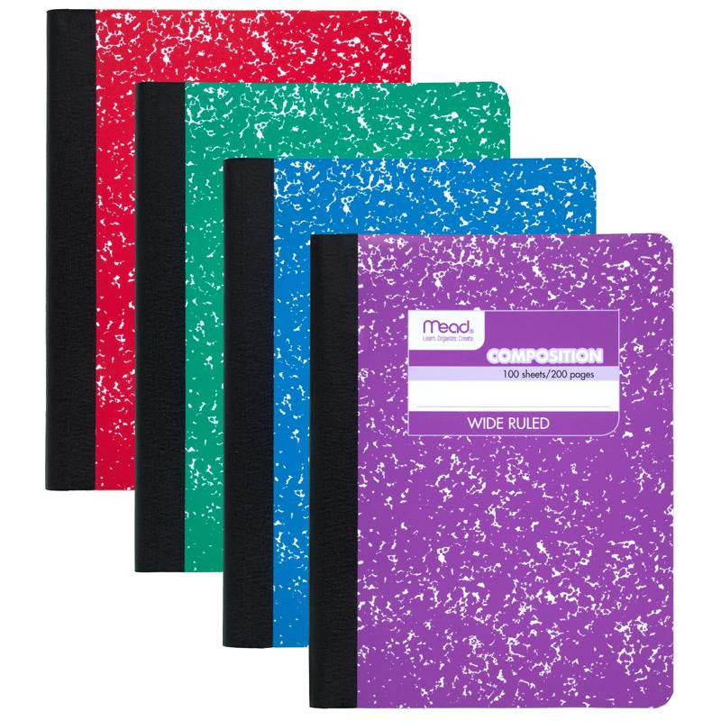 COMPOSITION BOOK FASHION COLORS